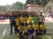 تكريم طلاب المدارس الفائزين ببطولة دوري كرة القدم للمرحلة الاعدادية في اللد